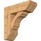 Ekena Millwork Olympic Slat Smooth Bracket w/ Offset Brace, Western Red Cedar, 7 1/2"W x 22"D x 22"H BKT0806X22X22OLY06SWR - alternate 1